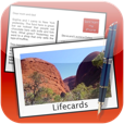 【Lifecards – Postcards】デザイン豊富！お洒落なテンプレートでハイクオリティなポストカードを作成できるアプリ。