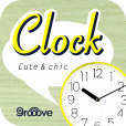 【ClockCc】キュート&シックなデザインが選べる、オシャレな着せ替え時計のアプリ。