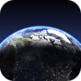 【Living Earth HD – World Clock and Weather】3Dの地球上でリアルタイムな雲の様子が見れる！美しい世界時計&天気予報アプリ。