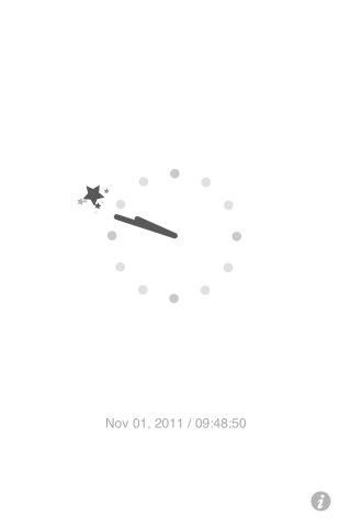 Nib Clock 細かい動きがとっても可愛い シンプル スタイリッシュなアナログ時計