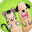 【FingerFace Zoo Edition】ユニークな指写真が作れるアプリ。日常の写真を可愛くデコレーションしよう♪