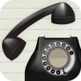 【Landline (黒電話) 】黒電話を再現したレトロな電話アプリ。アドオンで可愛く着せ替えも♪