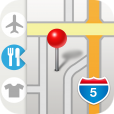 【ポケットマップ – 地図ブックマークのフォルダ管理】お店や営業先など、地図のブックマークをフォルダ分けして管理できる便利アプリ。