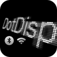 【DotDisp】iPhone／iPadを無線電光掲示板にするアプリ。 最大15台へワイヤレスでメッセージ送信できる！